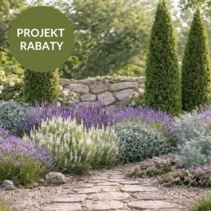 PROJEKT RABATY: Rabata w klimacie Prowansji